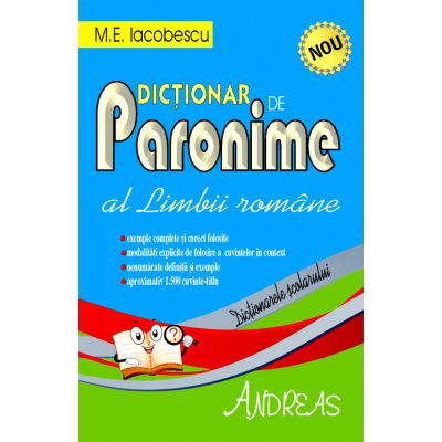 Dictionar de paronime al limbii romane - M. E. Iacobescu