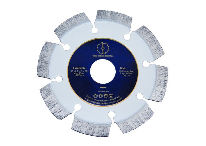 Disc diamantat Tudee debitare beton dur, standard, 115x22.2x12x2.2mm