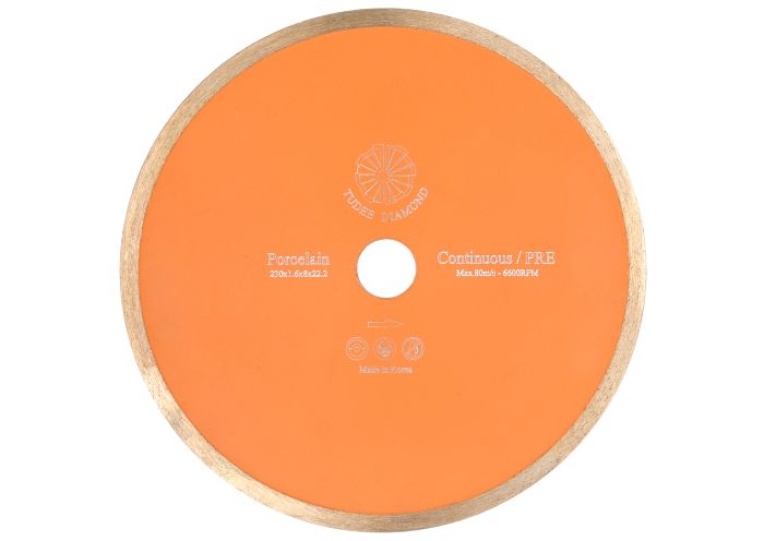 Disc diamantat Tudee debitare portelan, premium, 230x22.2x8x1.6mm