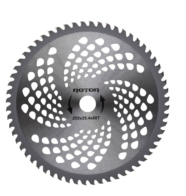 Disc motocoasa 60T cu Vidia 255x25,4x1,3 mm, ROTOR