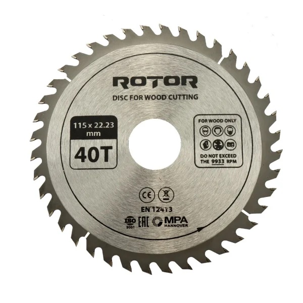 Disc taiat lemn ROTOR 115*22,23 40T