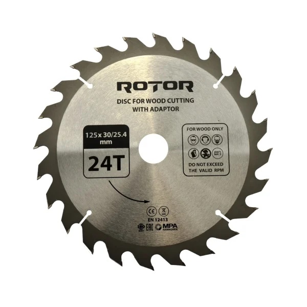 Disc taiat lemn ROTOR 125*22,23 24T