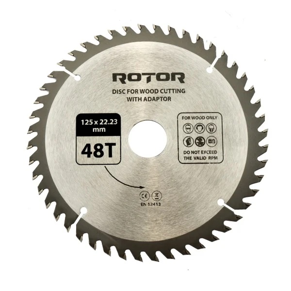 Disc taiat lemn ROTOR 125*22,23 48T