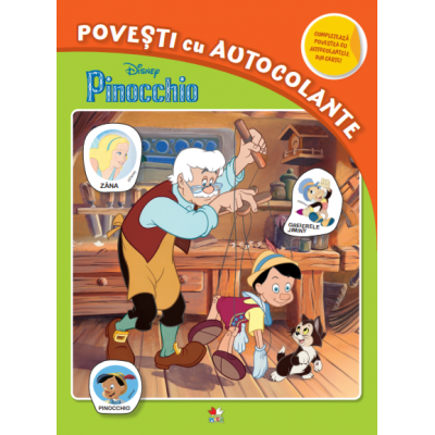 Disney. Pinocchio. Povesti cu autocolante