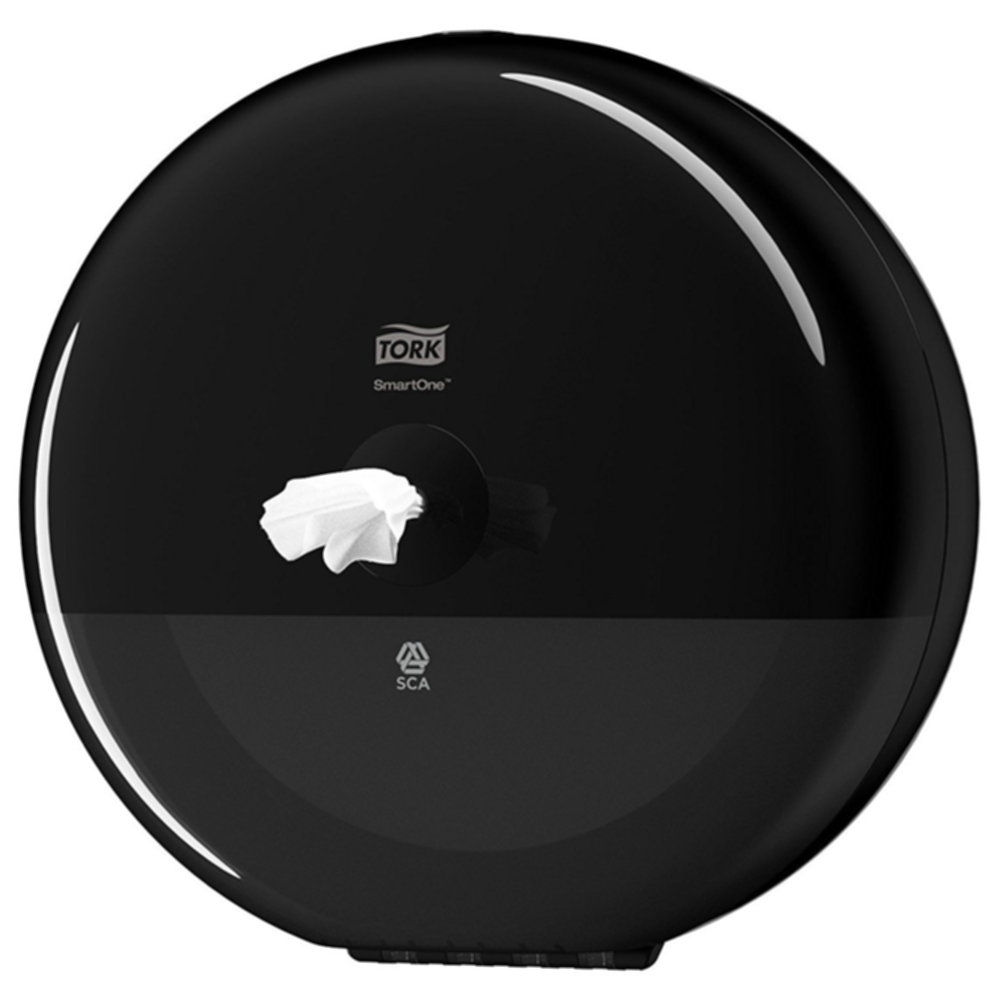 Dispenser hartie igienica SmartOne Mini, Negru, Tork 681008
