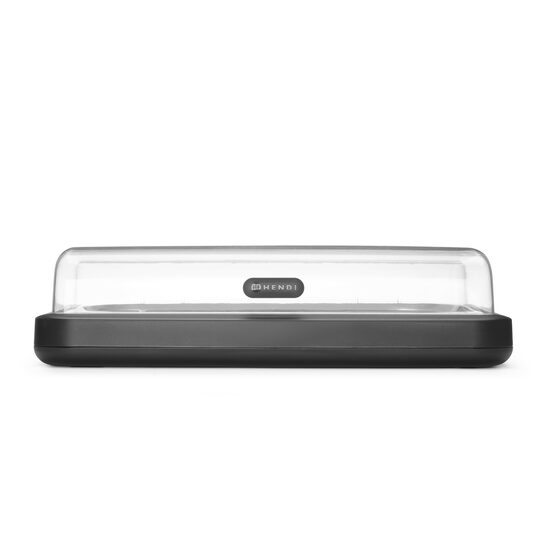 Display racire Robert Design, GN1/1 Negru, 593x389x(H)147mm, Dreptunghiular cu element racire