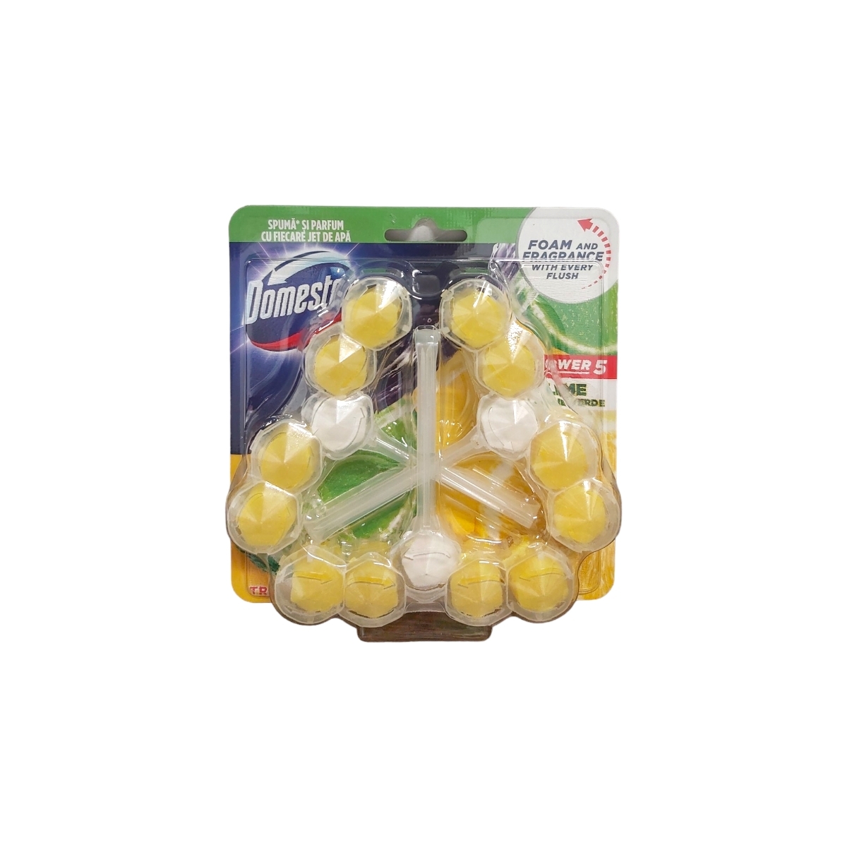 DOMESTOS POWER5 ODORIZANT WC LIME RB 3X55G