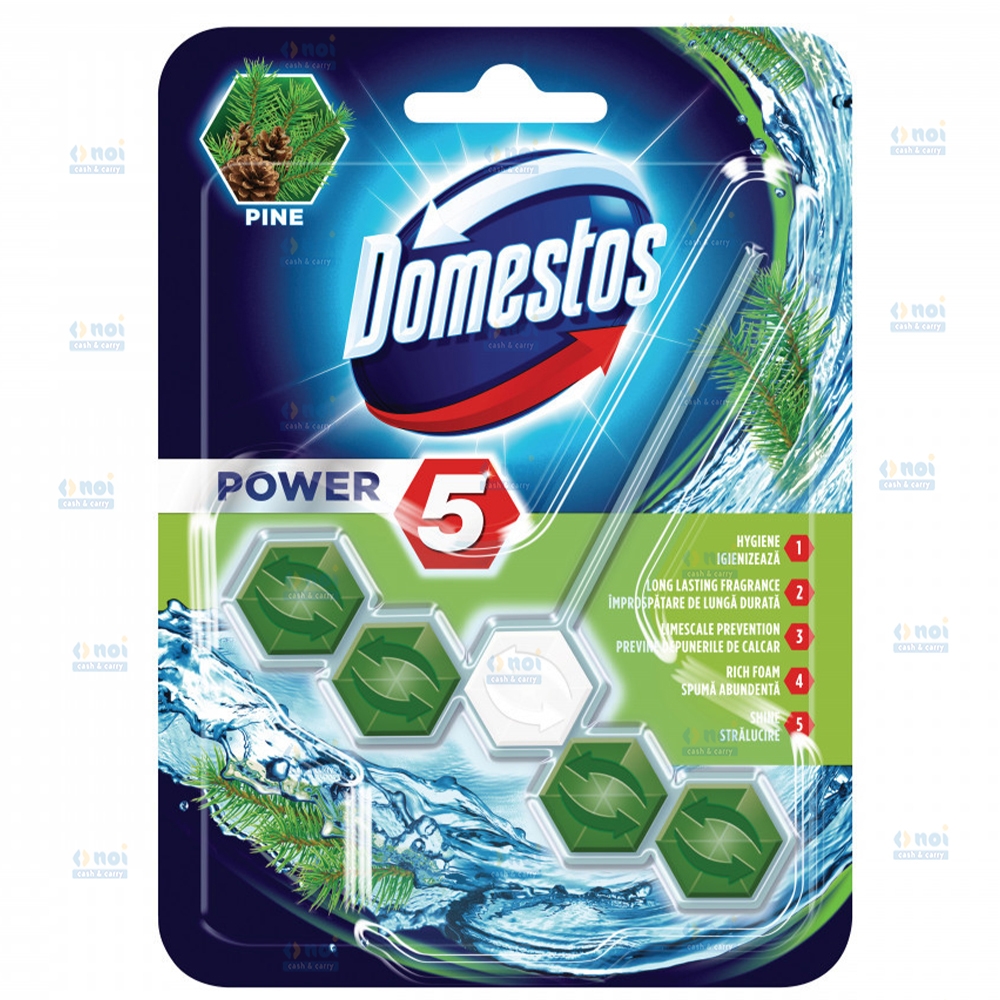DOMESTOS POWER5 ODORIZANT WC PINE 2X55G