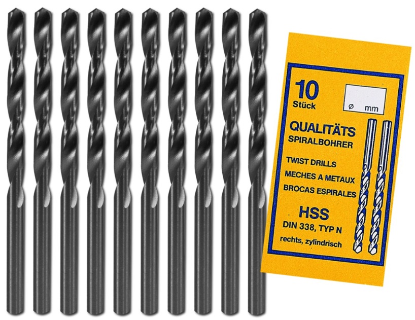 Donau Elektronik HSS29, set 10 burghie HSS, 2.9mm