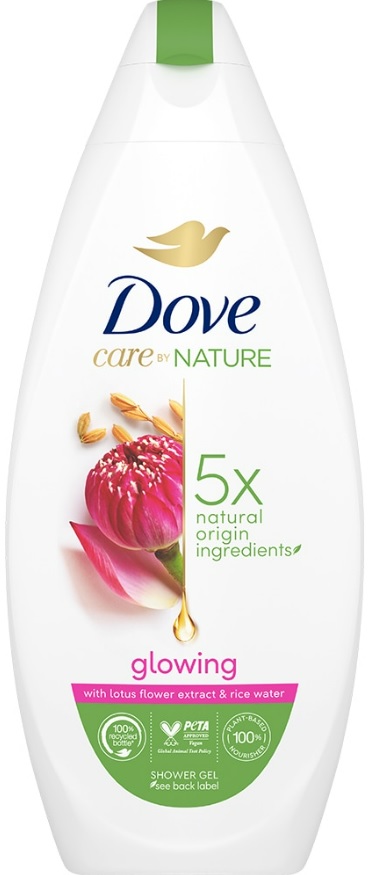 DOVE GEL DE DUS GLOWING LOTUS FLOWER&RICE WATER 225ML