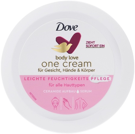DOVE CREMA 3IN1 250ML LOVE LIGHT HYDRATATION