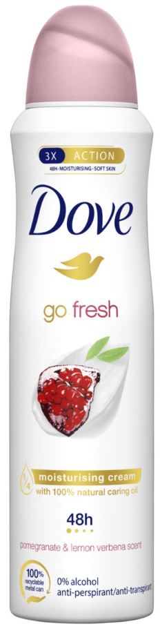 DOVE DEO SPRAY GO FRESH POMEGRANATE&LEMON 250ML