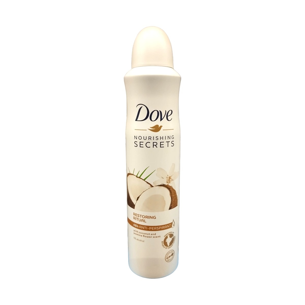 DOVE DEO SPRAY COCONUT&JASMINE 0%ALC 250ML