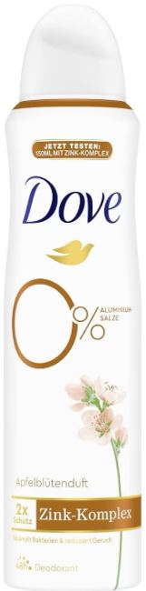 DOVE DEO SPRAY ZINK-KOMPLEX FLORI DE MAR 0%ALC 150ML