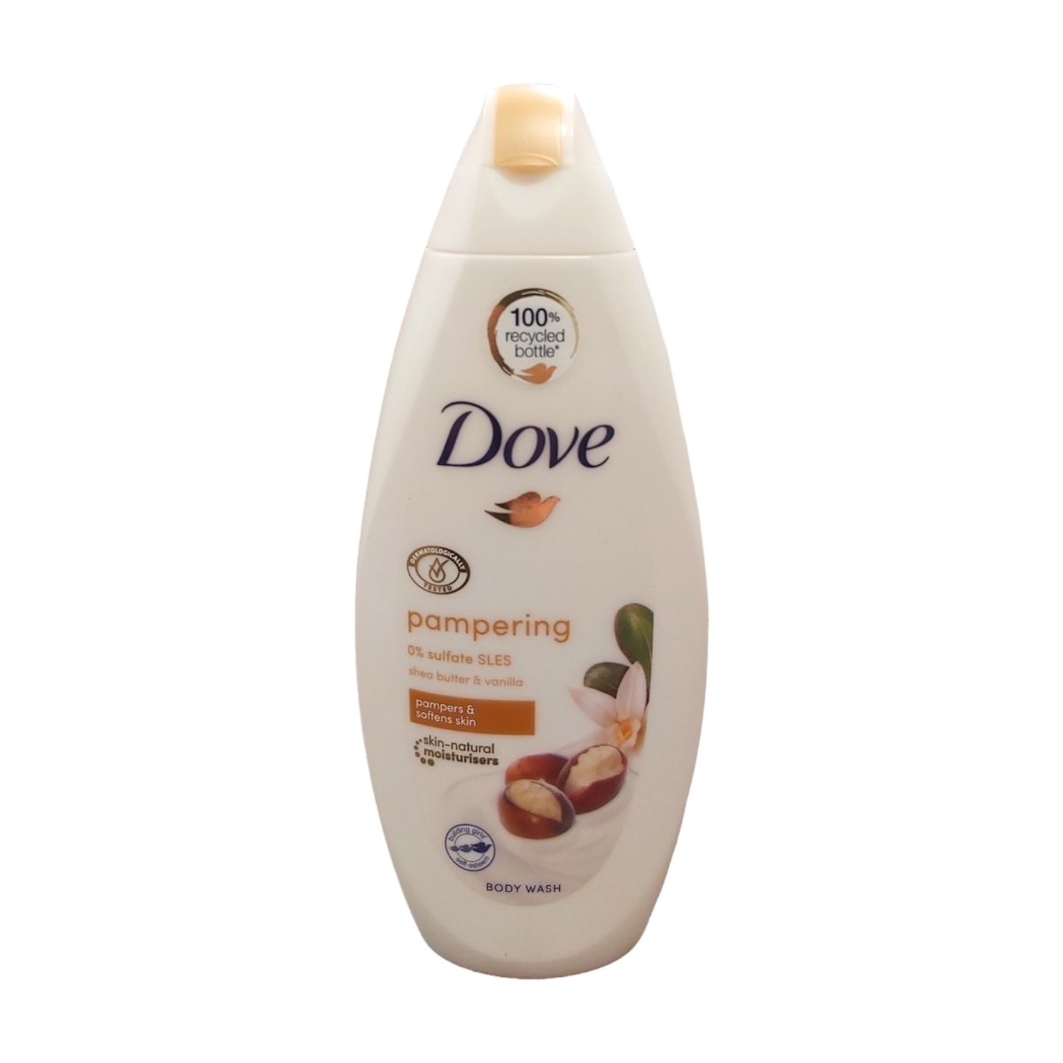 DOVE GEL DE DUS PAMPERING SHEA BUTTER&VANILLA 0% SULFATE 225ML