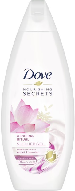 DOVE GEL DE DUS NOURISHING LOTUS FLOWER&RICE WATER 225ML