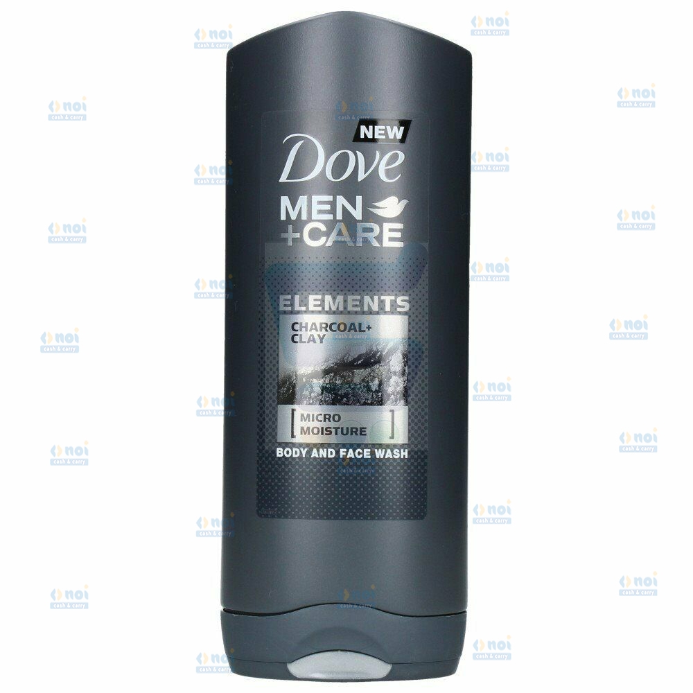 DOVE MEN+CARE GEL DE DUS CHARCOAL&CLAY 250ML