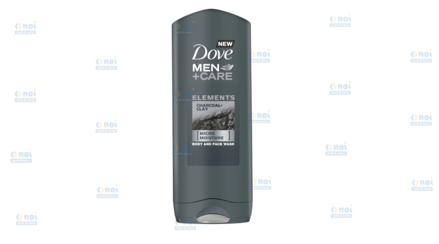 DOVE MEN+CARE GEL DE DUS CHARCOAL&CLAY 400ML