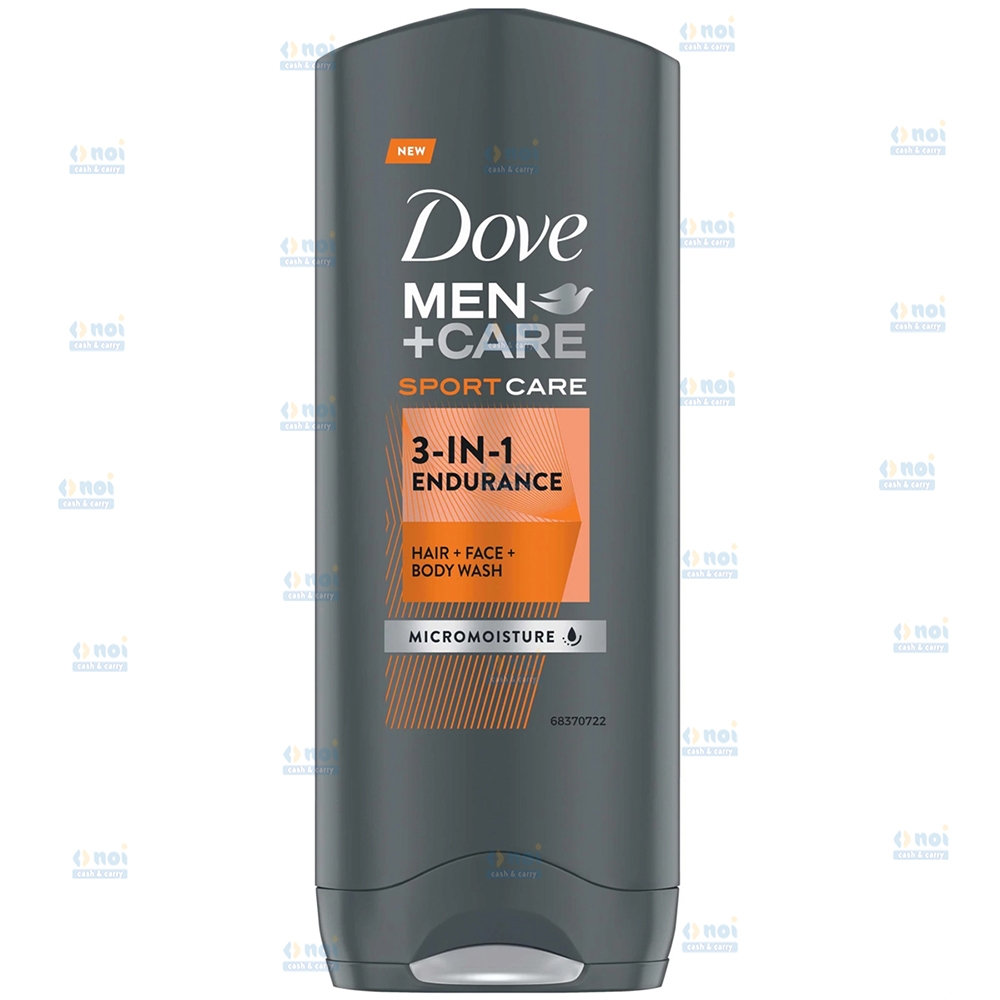 DOVE MEN+CARE GEL DE DUS SPORT CARE EDURANCE 3IN1 250ML