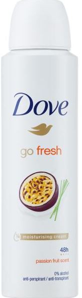 DOVE DEO SPRAY GO FRESH FRUIT PASSION&LEMONGRASS 150ML