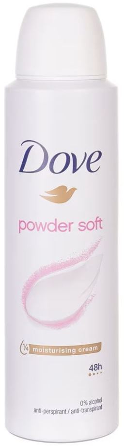 DOVE DEO SPRAY POWDER SOFT 150ML