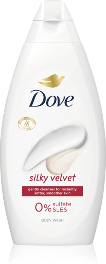 DOVE GEL DE DUS SILKY VELVET 450ML