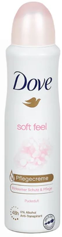 DOVE DEO SPRAY SOFT FELL 150ML