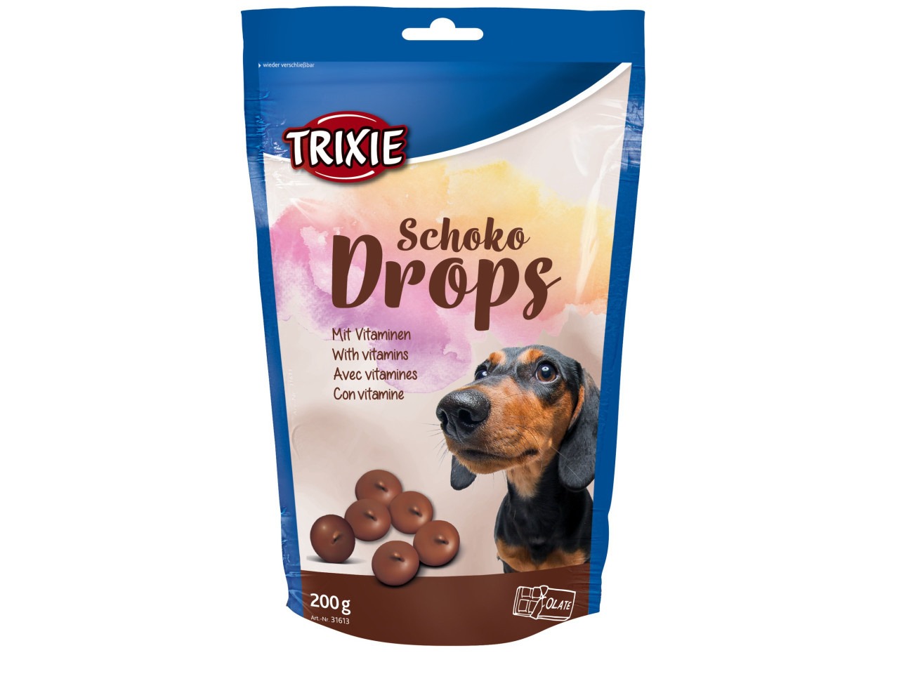 Trixie Recompense Pentru Caini, Drops Cu Ciocolata, 200 g, 31613