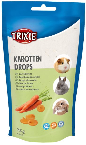 Dropsuri Cu Morcov, Pentru Rozatoare, 75 g, 60231