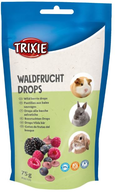 Dropsuri Cu Fructe De Padure, Pentru Rozatoare 75 g, 60335