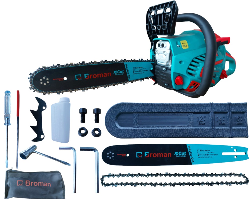 Drujba 6100+, 6100 W, motor 8.3 CP, 9000 RPM, Broman