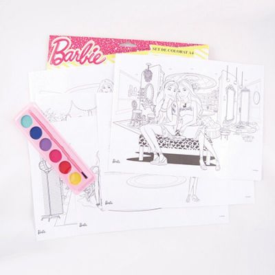 Barbie - Set de Colorat A4 (31002)