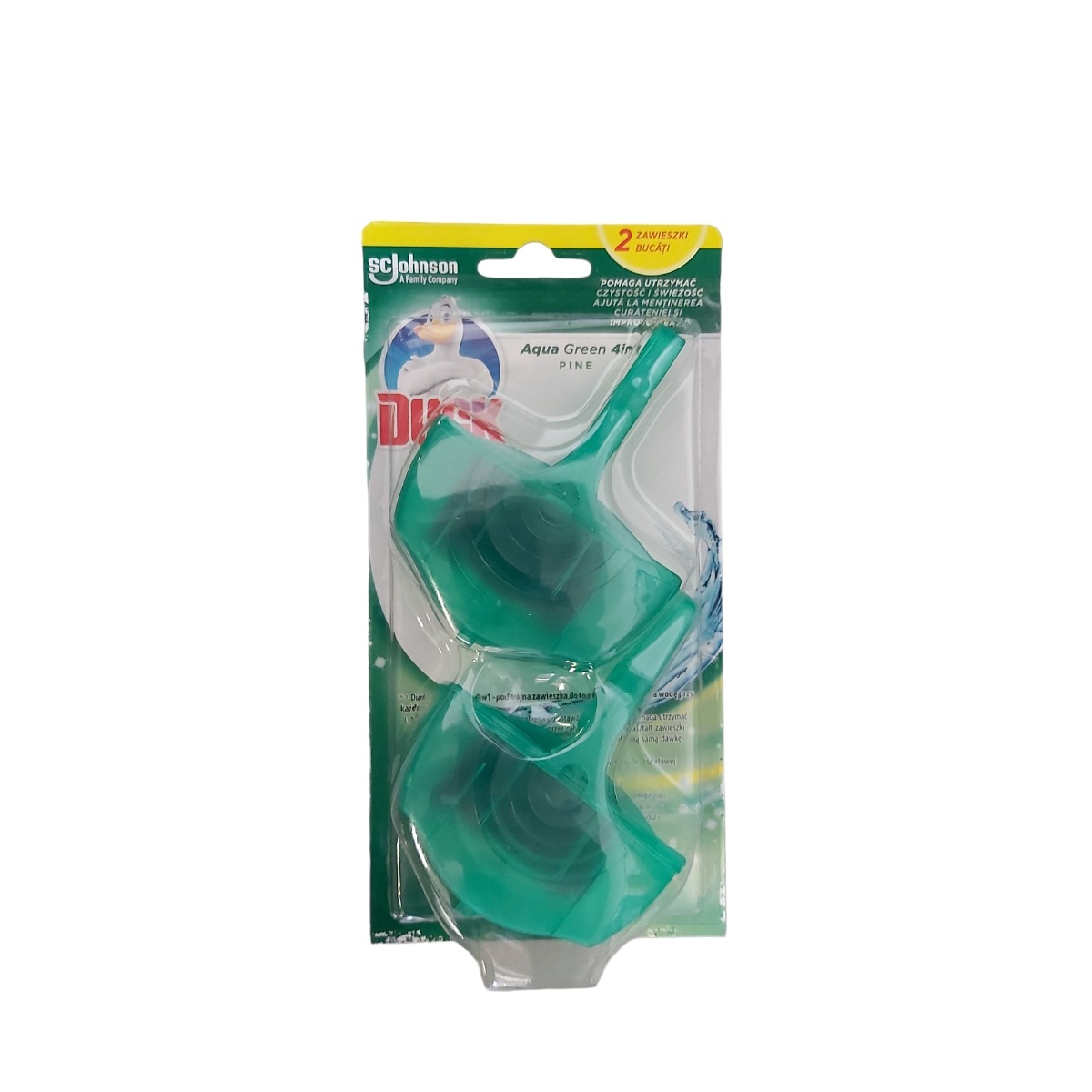 DUCK ANITRA ODORIZANT WC AQUA GREEN PINE 2X36G