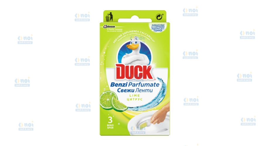 DUCK BENZI PARFUMATE WC LIME 3BUC