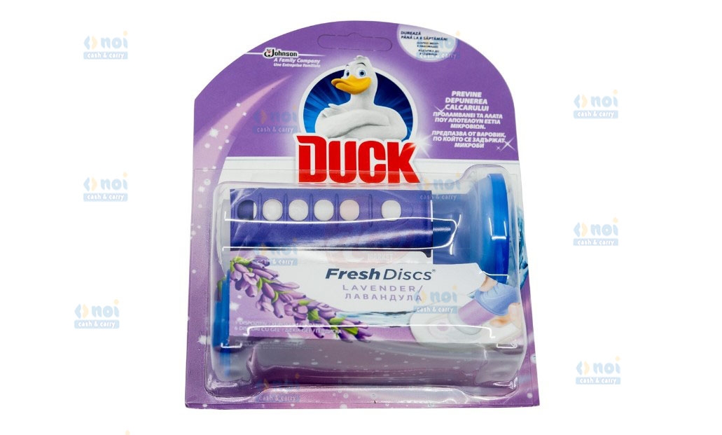 DUCK FRESH ODORIZANT WC 6 DISCS APARAT LAVANDA 36ML