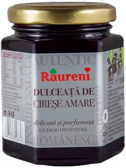 Dulceata cirese amare Raureni, 250g