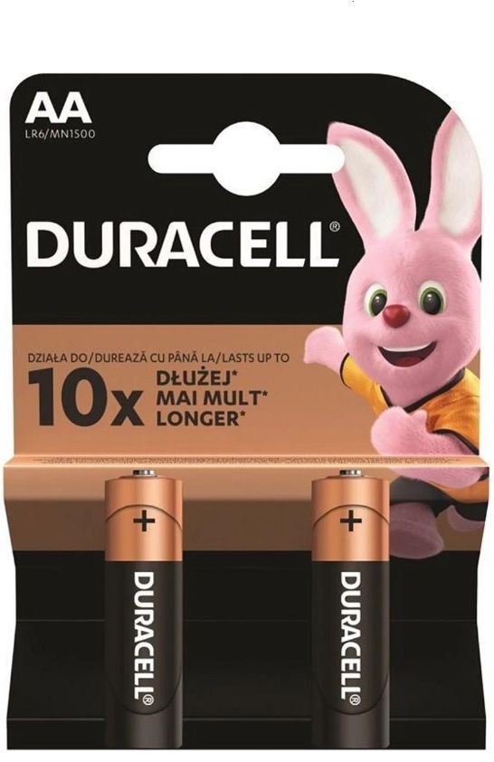 DURACELL BATERII AA FOLIE 2BUC