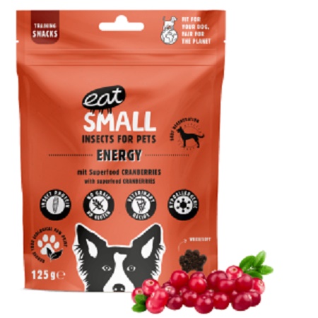 Supliment Energy Snack cu Insecte si Merisoare, Eat Small