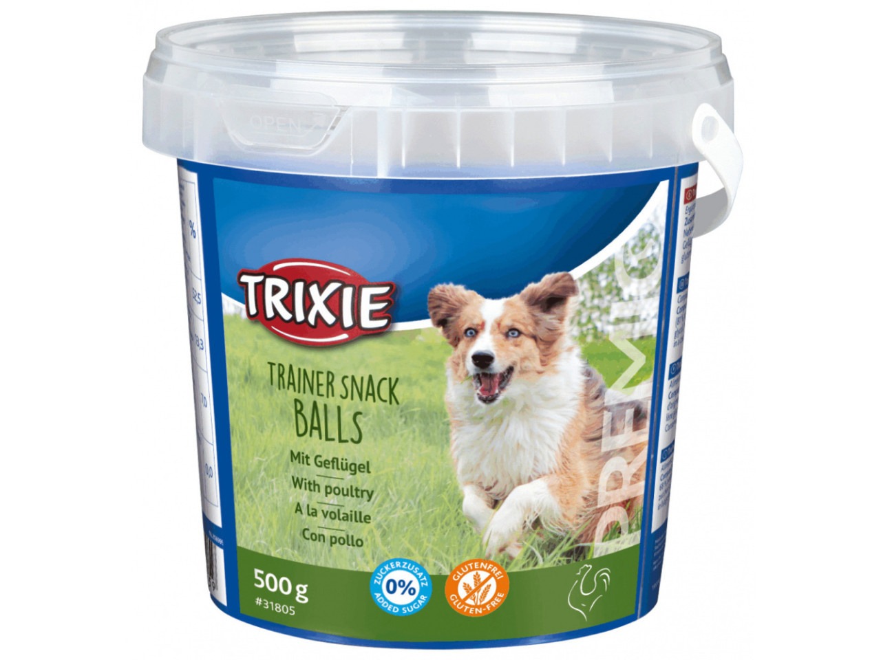 Trixie Recompense Pentru Caini, Premio Trainer, Bile Cu Pui, 500 g, 31805