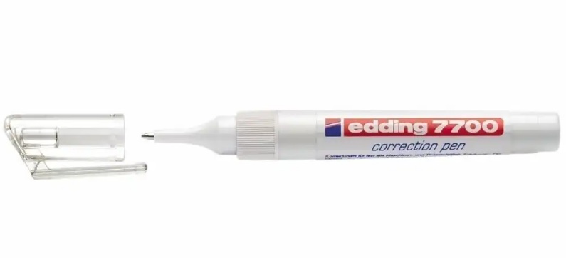 Creion corector Edding, varf rotund, 2. 5 mm