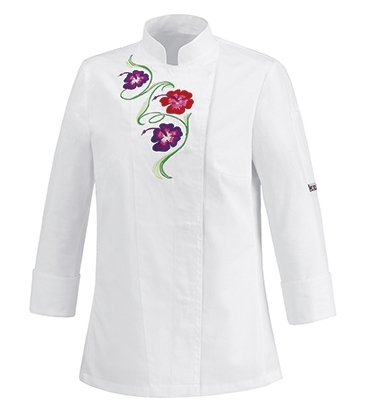 Tunica bucatar pentru femei -Slim Fit, maneca lunga, marime S