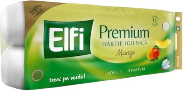 ELFI HARTIE IGIENICA PREMIUM MANGO 3STR 150FOI 10ROLE/SET
