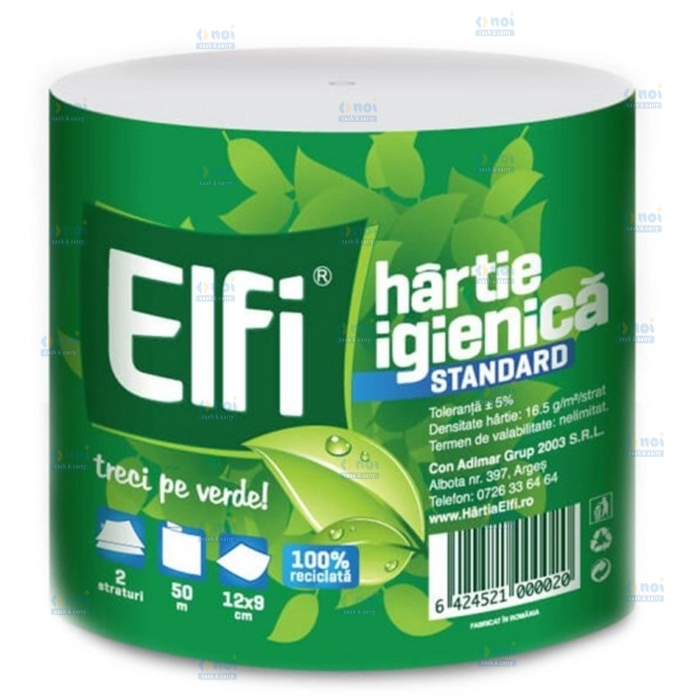 ELFI HARTIE IGIENICA STANDARD 2STR 50M 24ROLE/SET