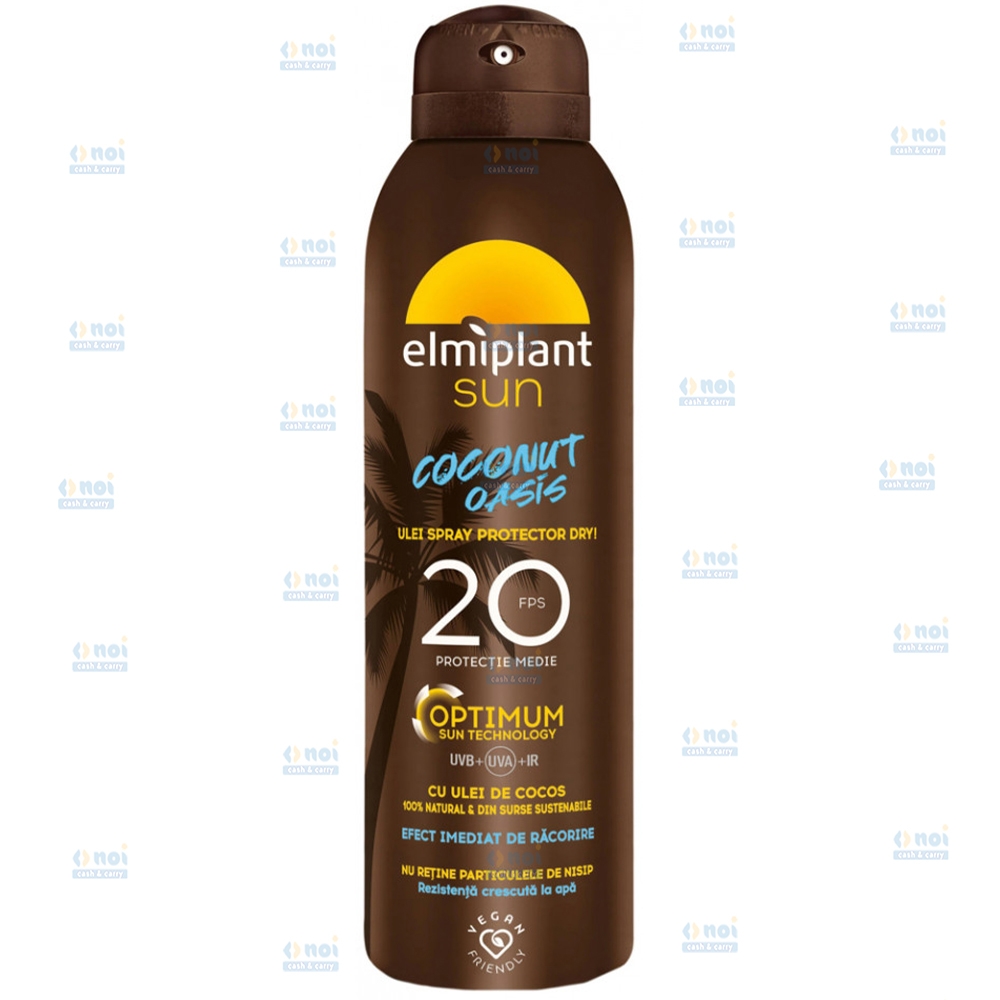 ELMIPLANT SUN ULEI SPRAY PROTECTIE SOLARA COCONUT OASIS 20FPS 150ML