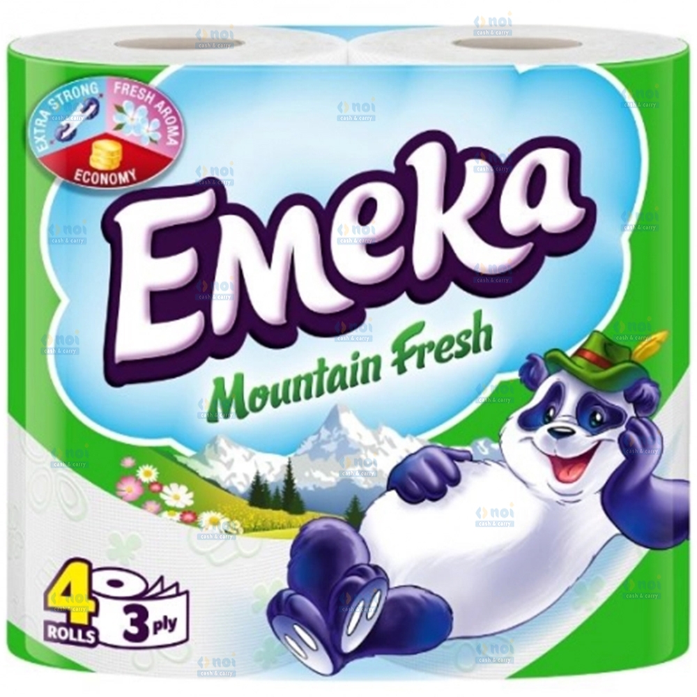 EMEKA HARTIE IGIENICA 4ROLE 3STR MOUNTAIN FRESH