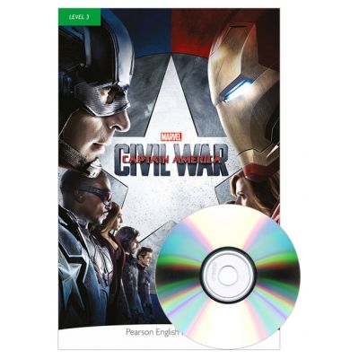 English Readers Level 3. Marvel Captain America. Civil War Book + CD - Coleen Degnan Veness