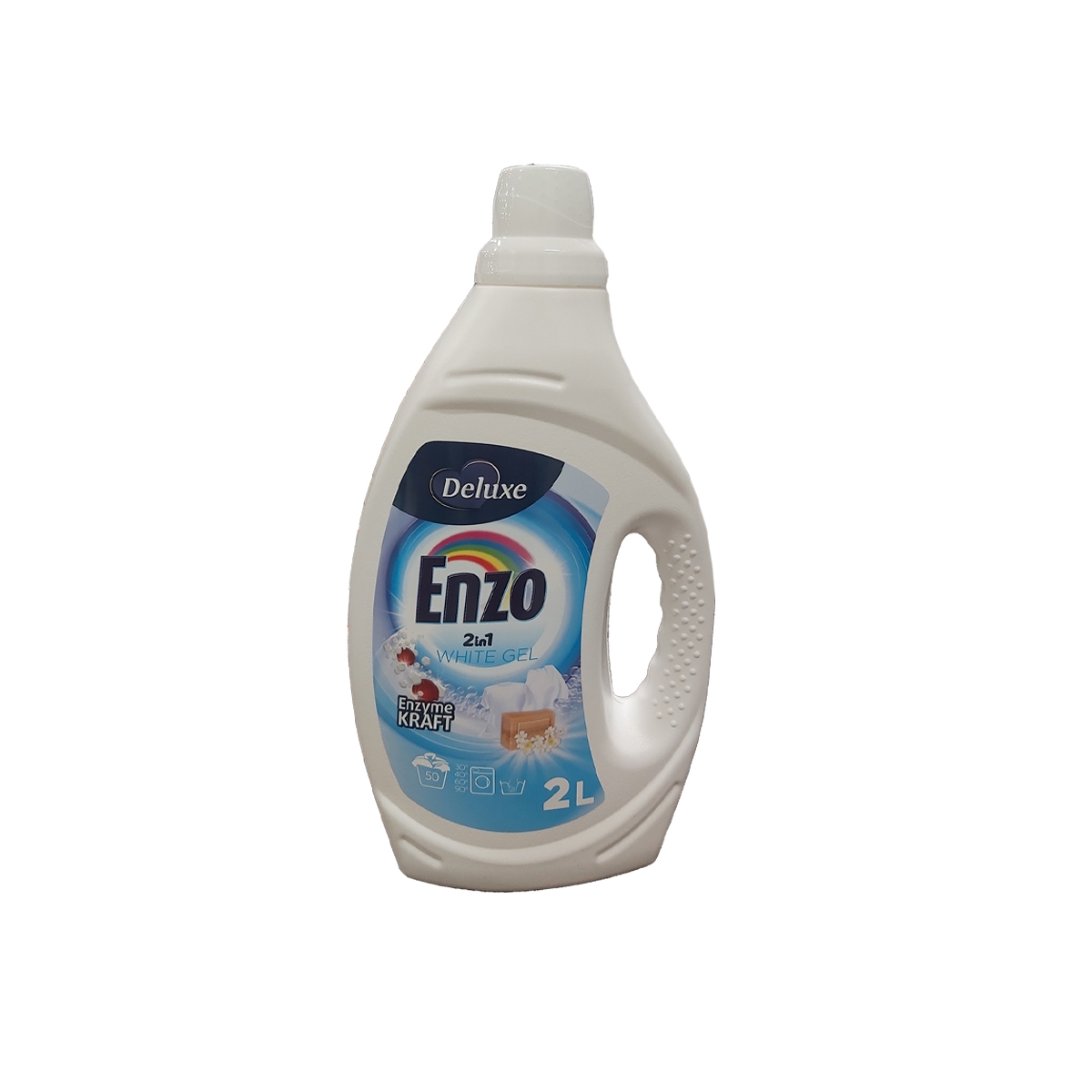ENZO DETERGENT GEL 2IN1 2L WHITE