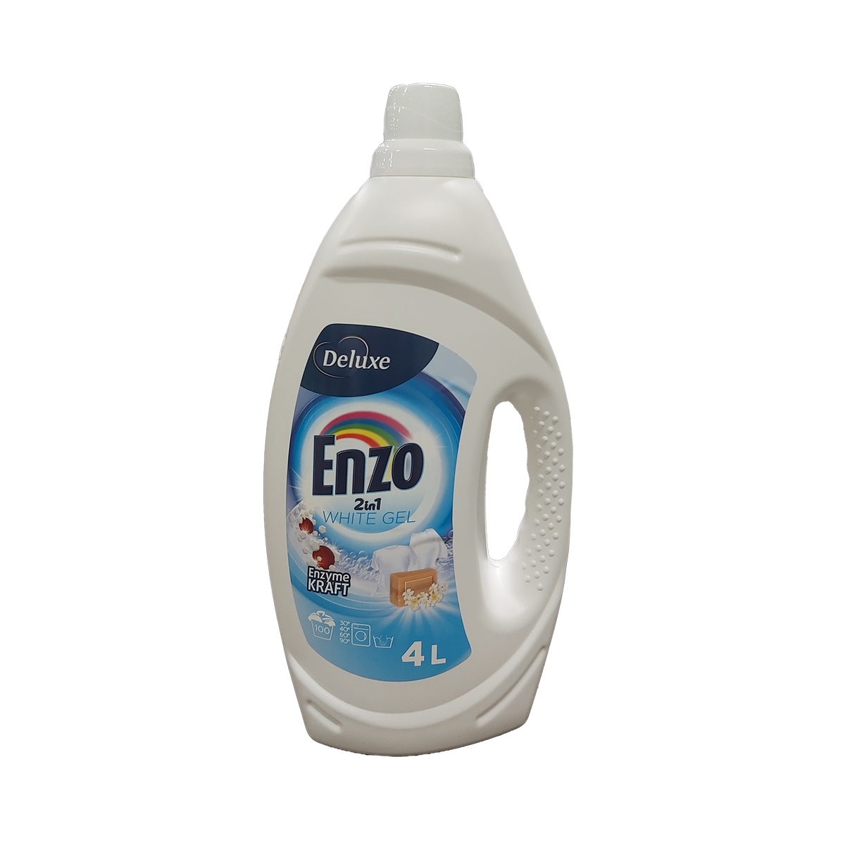 ENZO DETERGENT GEL 2IN1 4L WHITE