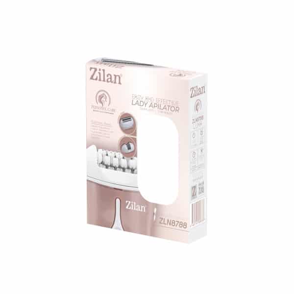 Epilator 3 in 1, 2 capete de epilare si 2 trepte de viteza, Zilan