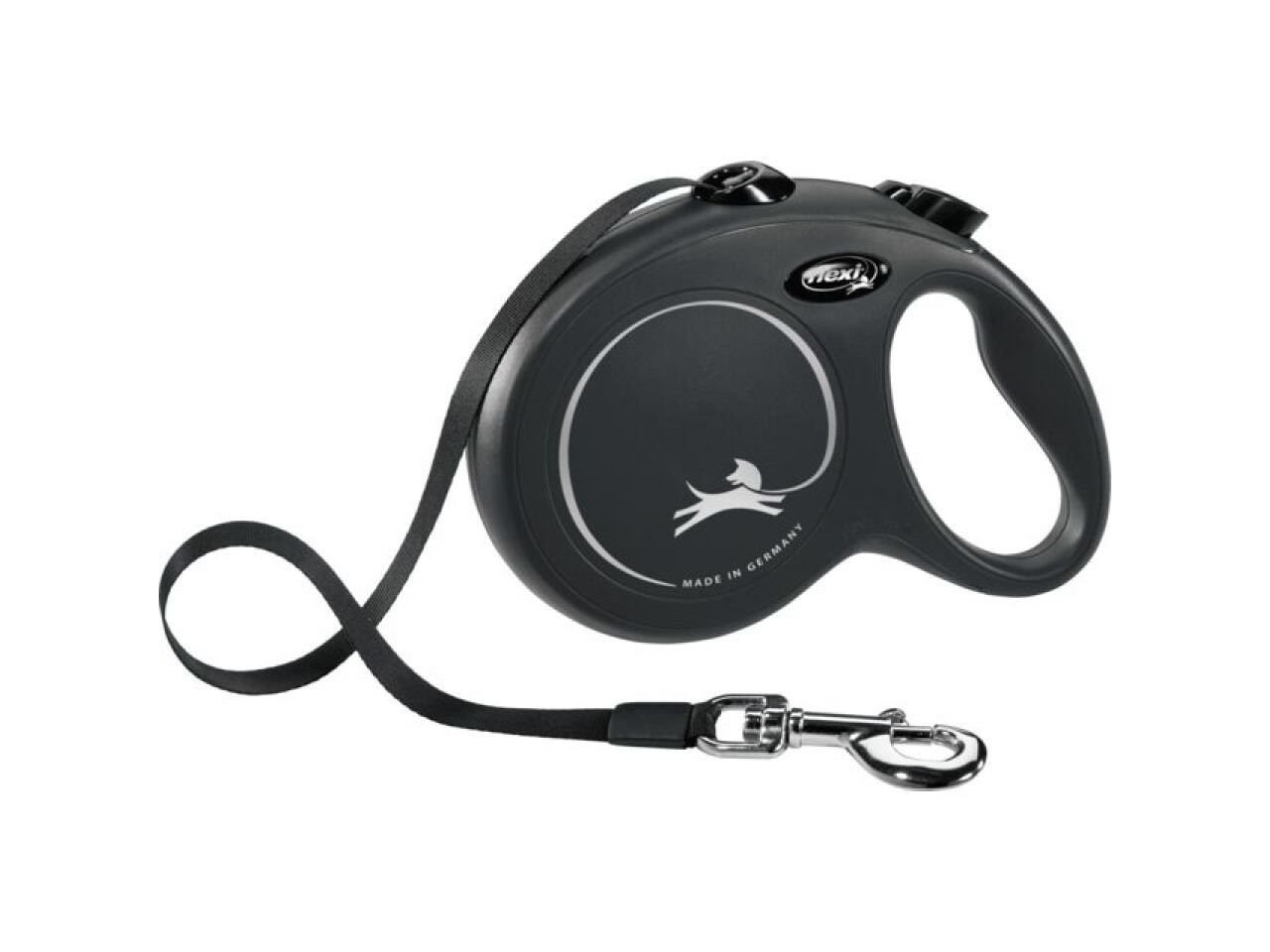 Flexi Lesa Classic, Banda, L: 5 m/50 kg, Negru, 11721